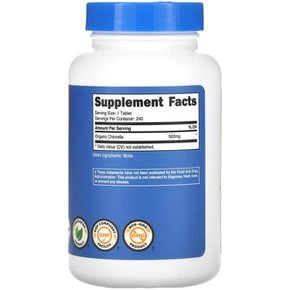 뉴트리코스트 클로렐라 Chlorella 500mg 240타블렛 2개