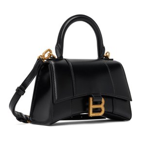 블랙 XS 아워글래스 핸드백 592833 1QJ4M 1000 Black
