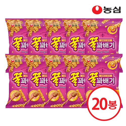 농심 농심 꿀꽈배기 90g x 20개