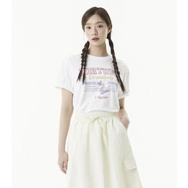 플라스틱아일랜드 나비그래픽 오버핏 티셔츠 (PR2CH483)