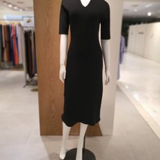 에어니트 카라 립변형 드레스 AEWSD0210