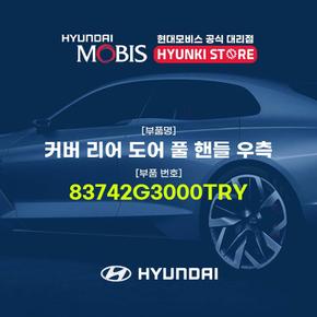 현대모비스커버 리어 도어 풀 핸들 우측 (83742G3000TRY)