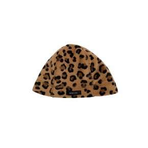 Polarfleece Beanie Hats (Leopard Beige)