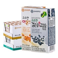 [연세두유] 검은콩+아몬드잣 190ml 48입