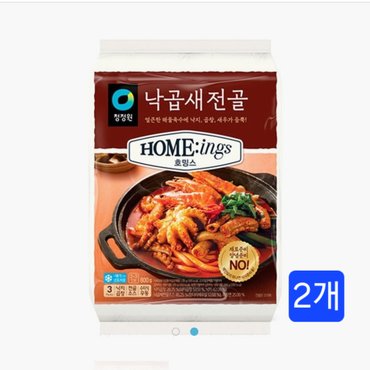 청정원 호밍스 낙곱새전골800g /2개(냉동)