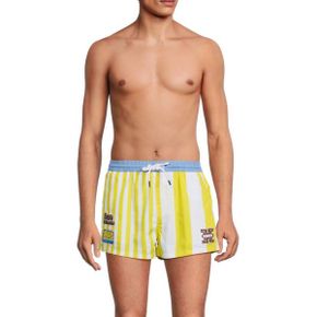 3415754 diesel 디젤 Caybay Striped Swim Shorts - YELLOW