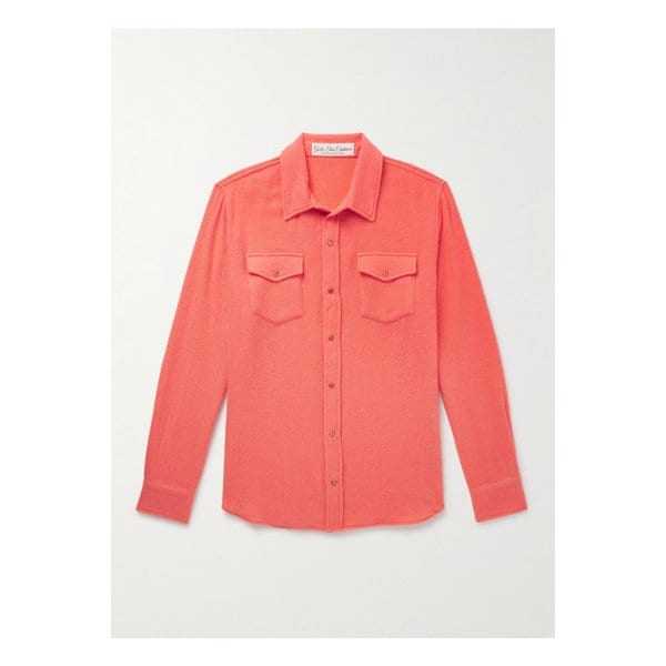 갓 트루 캐시미어 캐시미어 셔츠 오렌지 46376663162919757