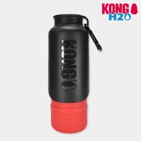 H20 25온스 단열 보틀 레드 740ml 강아지 스테인리스 물통 친환경 산책 휴대용 스텐 물병