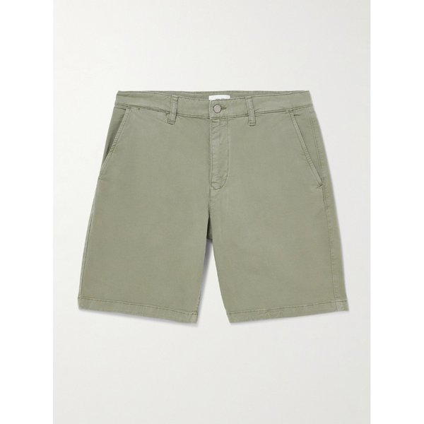 NN.07 에이든 1923 스트레이트 레그 코튼 블렌드 트윌 쇼츠 46376663163008065