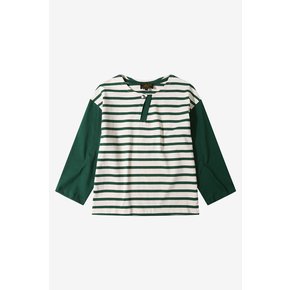 TERRA - Fancy stripes mariniere_GREEN_ LPTA0TS02W
