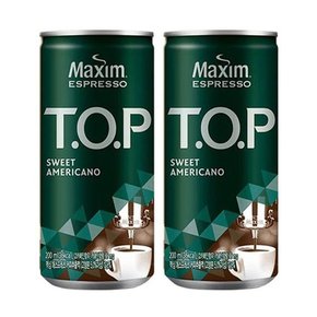 맥심 티오피(TOP) 스위트아메리카노 200ml 10개