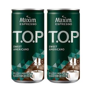  맥심 티오피(TOP) 스위트아메리카노 200ml 10개