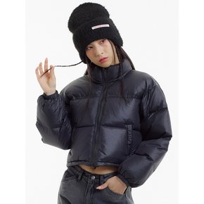 다운 숏 푸퍼 패딩 블랙_DOWN SHORT PUFFER PADDING BLACK