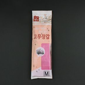 명진- 고무장갑 중 M 분홍 명진 명진고무장갑 랩 솔
