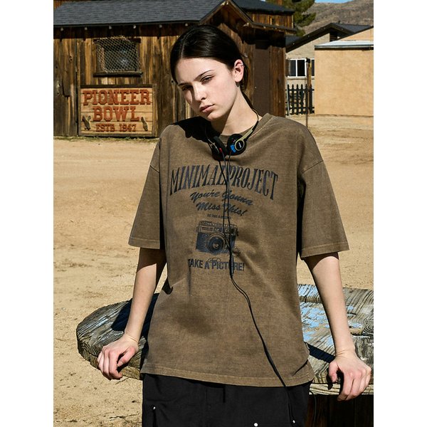 캡처 모먼트 피그먼트 반팔티셔츠 MST167 / 5color W