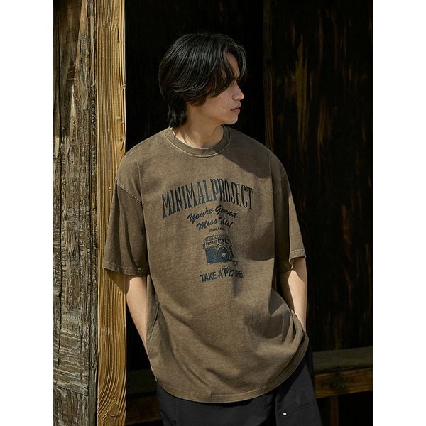 캡처 모먼트 피그먼트 반팔티셔츠 MST167 / 5color W