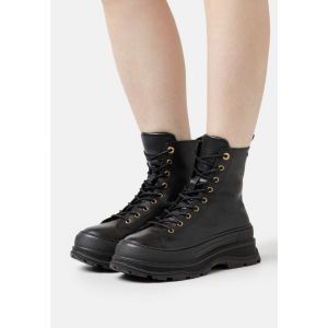  바버 NAPIER Lace업 앵클 boots 블랙