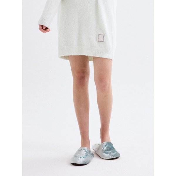 Logo circle room shoes_mint