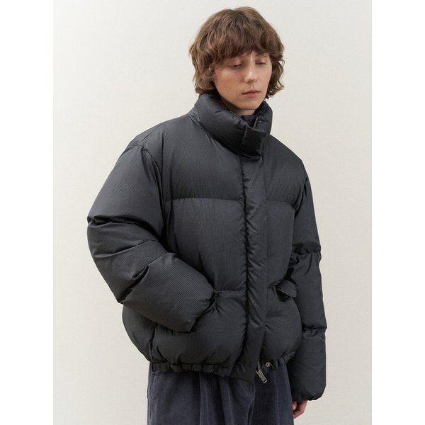 Poke Short Padding Jumper (Navy Check)