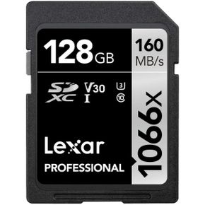 영국 렉사 sd카드 Lexar Professional 1066x 128GB SDXC UHSI Card Silver Series Up to 160MB/s