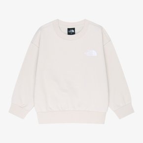 [노스페이스 키즈 공식] 키즈 고 투 스웻셔츠 NM5MS02U_CRB