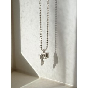 [SILVER 925] HOLIDAY BOW NECKLACE 04