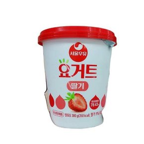 서울우유 요거트 딸기 380g x 3개 코스트코