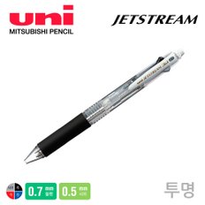 미쯔비시 제트스트림 3플러스1 멀티펜 0.7mm (투명)