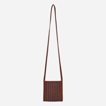 KWANI 2201 Handmade Weaving Tote Mini RB/CN