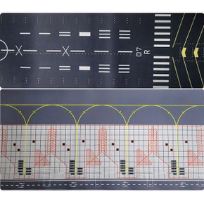 모형비행기 비행기활주로패드 공항활주로 마우스패드 80cm