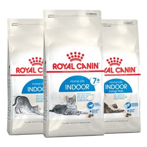 로얄캐닌 인도어 1.2kg (400g 3개) 고양이사료 영양사료