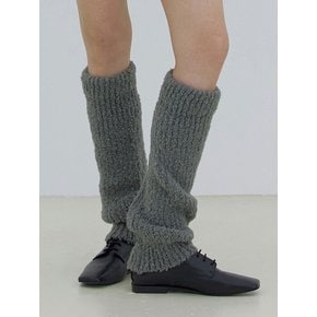 LEG WARMER / MOHAIR BOUCLE / CHARCOAL