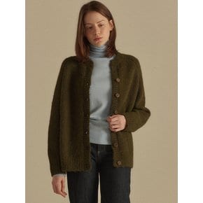 Foggy wool overfit cardigan