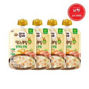 맘스쿠킹 유아 이유식 12개월   닭백숙 100g 4개_P335315200