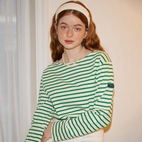 Boat Neck Basic Stripe T