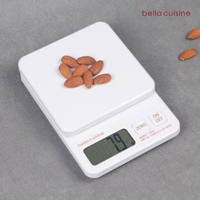 화이트 주방 전자 저울 1kg