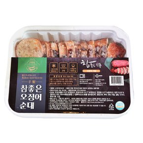 Fresh 속초 전통 순대 수제 오징어순대 트레이포장 500g