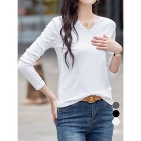 ATMARK U트임솔리드긴팔티셔츠 AA61TS022G_P417629536