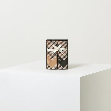닥스 DCHA5E002I2 [24FW][DAKS GIFT]하우스체크 면 손수건 2종세트
