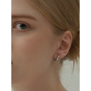 [Silver925] Iolani Huggie Earrings (silvergold)