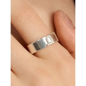 [Ir250]Shiny Signature Silver Ring