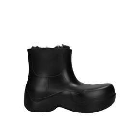 (W) 보테가 베네타 퍼들 앵클 부츠 셔링 블랙 (W) Bottega Veneta Puddle Ankle Boot Shearling