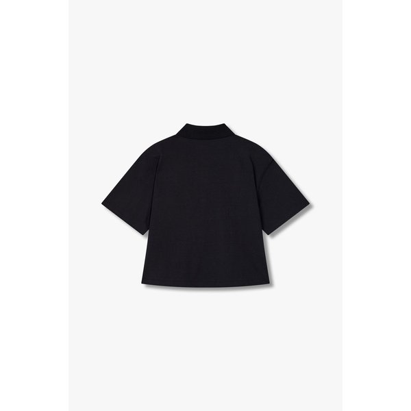 [BASQUIAT] 자수 폴로 넥 티셔츠 7125340182199