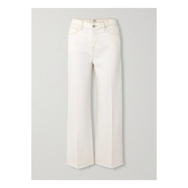 르 제인 크롭 하이웨이스트 와이드 진 1647597335784819