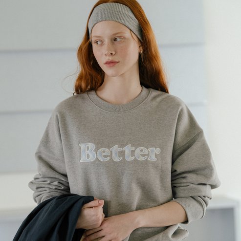 노운베러 Better check patchwork embroidered MTM_Gray