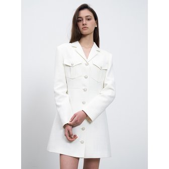 르네제이 Two Pocket Tweed Dress