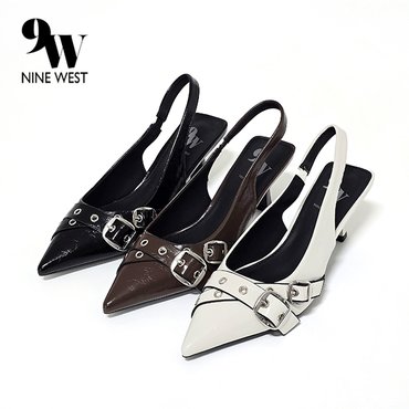 NINE WEST 버클스트랩 슬링백 NW206_P368207101