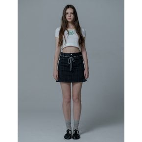 GRAPHIC SKIRT PANTS_BLACK