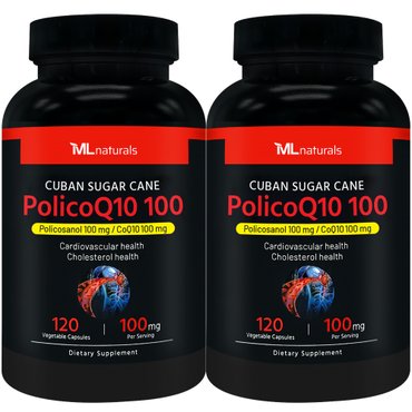 마이라이프내추럴스 [해외직구] 신제품! 2병 마이라이프 내추럴스 폴리코큐텐 PolicoQ10 100mg 120야채캡슐