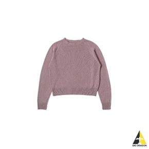 24 SHORT CLASSIC CREW NECK - LAVENDER (WOKN0448S24HBA LVN) (숏 클래식 크루